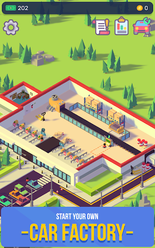 Car Industry Tycoon - Idle Car Factory Simulator (Dinero Ilimitado) screenshot 0