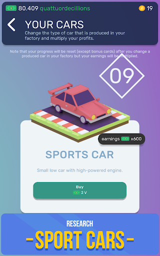 Car Industry Tycoon - Idle Car Factory Simulator (Dinero Ilimitado) screenshot 3