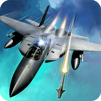 Combatiente de cielo 3D (Compras Gratis) icon