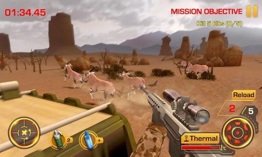 Cazador salvaje 3D (Dinero Ilimitado) screenshot 3