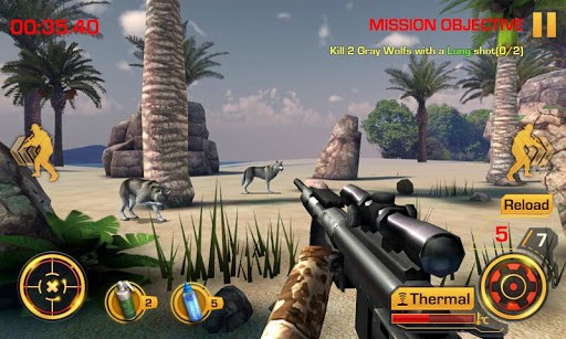 Cazador salvaje 3D (Dinero Ilimitado) screenshot 4