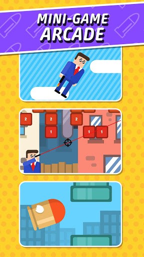 Mr Bullet - Puzles espía (Todo Desbloqueado) screenshot 1
