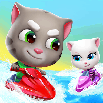 Talking Tom Jetski 2 (Monedas Ilimitadas) icon